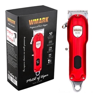 Maquina Cortar Cabelo Wmark Ng-2025b S/ Fio Com Display Lcd