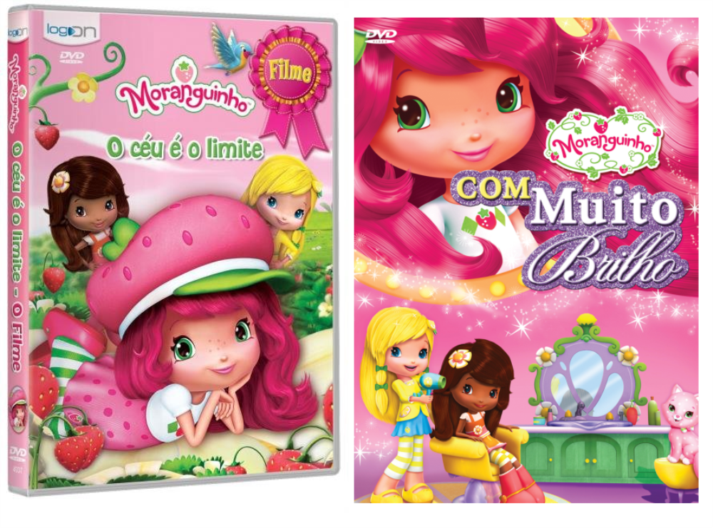 2  DVDs Moranguinho Com Muito Brilho + O Céu É O Limite