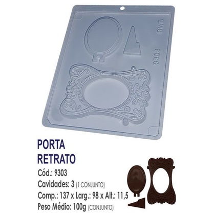 1~10 Forma Simples PORTA RETRATO - 9303  em Acetato BWB Para Bombom e Doces de Chocolate e Confeitaria. em Oferta na Shopee