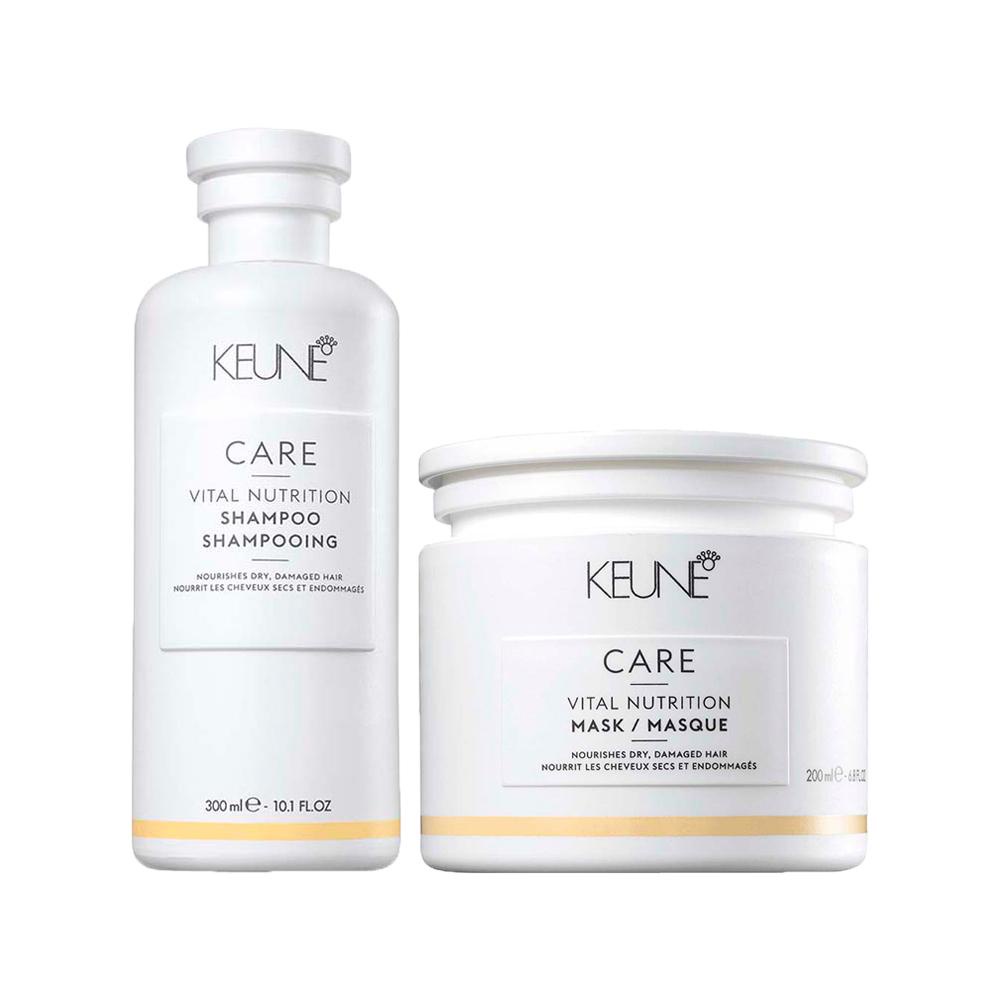 Kit Keune Vital Nutrition Sh- Shampoo e Máscara em Oferta na Shopee