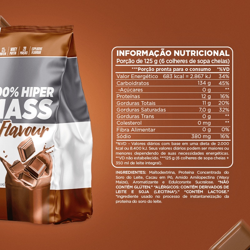 Hiper Calorico Massa Hipermas Atlhetica 2,5kg