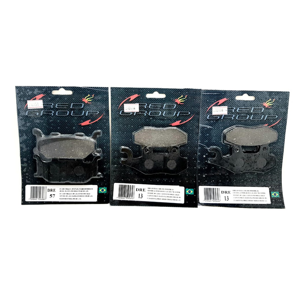 2 Jg Pastilha Freio Dianteira 1 Jg  Traseira Horizon 250 Todas