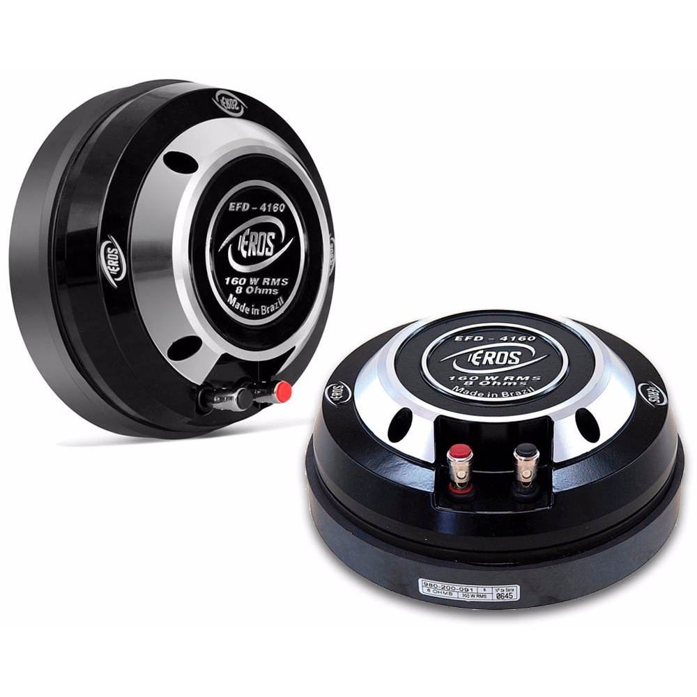Kit C/ 2 Driver Eros Efd-4160 Fenólico 160w Rms 8 Ohms - Spare Parts and Accessories for Vehicles