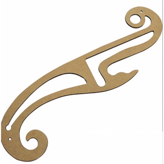 Régua Curva Francesa 1199 Modelista Costura Confecção Mdf. Promoção em Oferta na Shopee