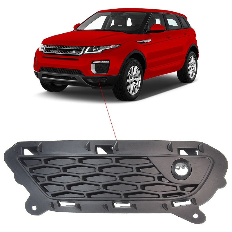 Moldura Grade Inferior do Parachoque Dianteiro Direito Range Rover Evoque 2016 2017 2018 2019