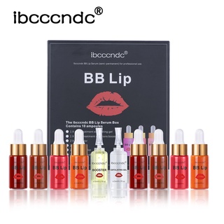 Ibcccndc Kit De Maquiagem / Batom / Creme Semipermanente Para Essência De Beleza