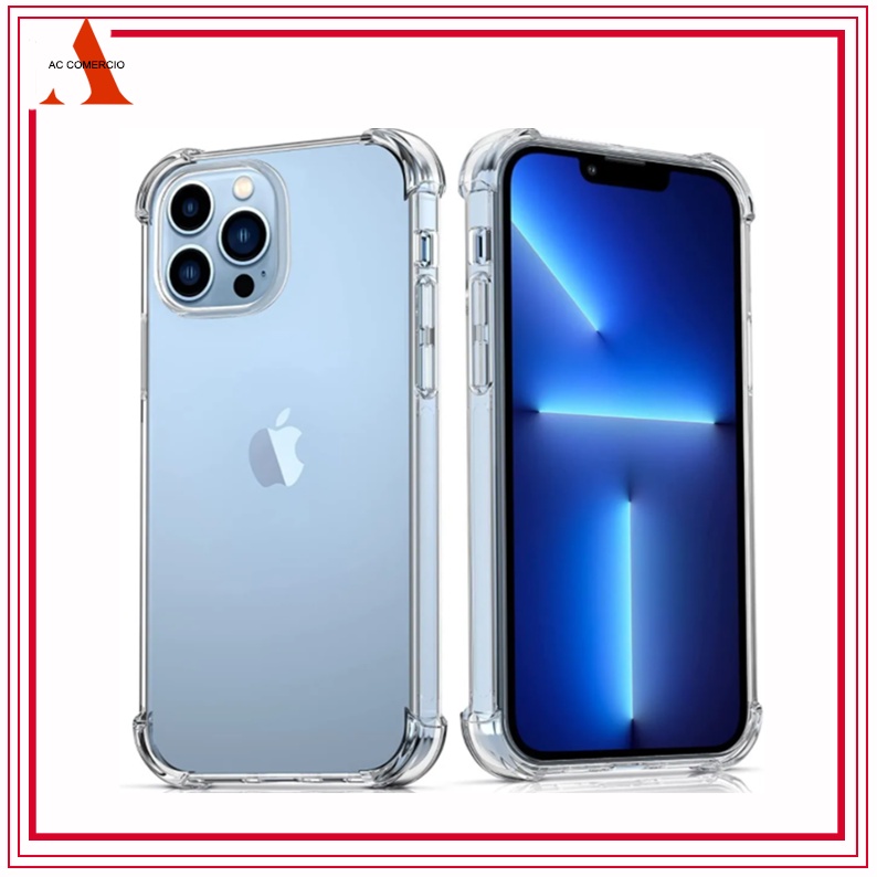 Capa Capinha Tpu Anti Impacto Transparente Para IPhone XR 11 12 ProMax 13 13Pro 13ProMax 1...