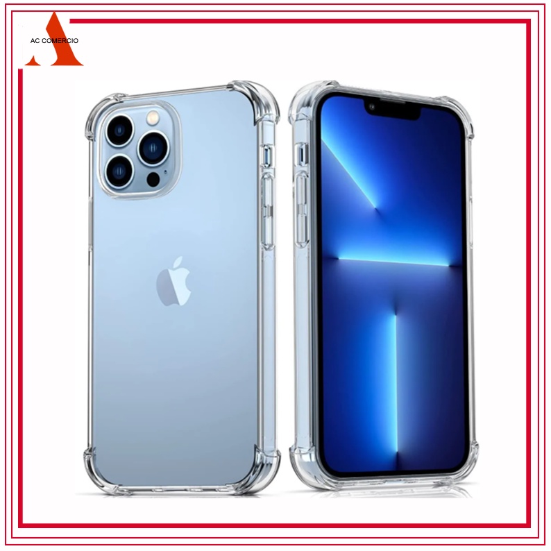 Capa Capinha Tpu Anti Impacto Transparente para Iphones 6 7 8 X XS XR 11 12 PRO MAX MINI 13 13mini 13pro 13promax 14 14pro 14max 14promas Pronto Entrega