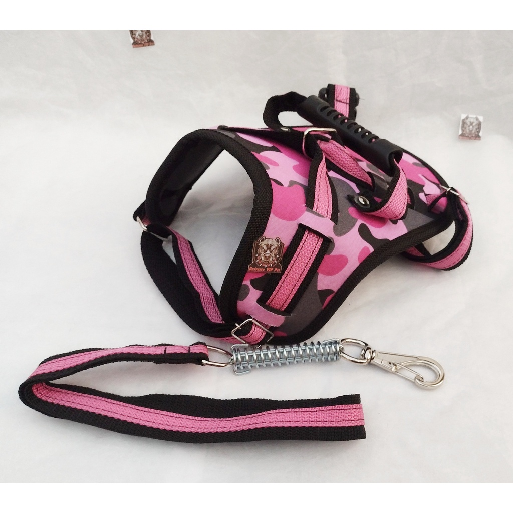 OFERTA-LANÇAMENTO-Coleira Peitoral Personalizada Pit Bull Pet K9 Para Pitbull Cachorro Grande Dog Collars FlyHarness em Oferta na Shopee