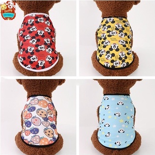 Petmall Roupas De Verão Respirável Para Animais De Estimação Cães E Gatos , Com Estampa Do Mickey