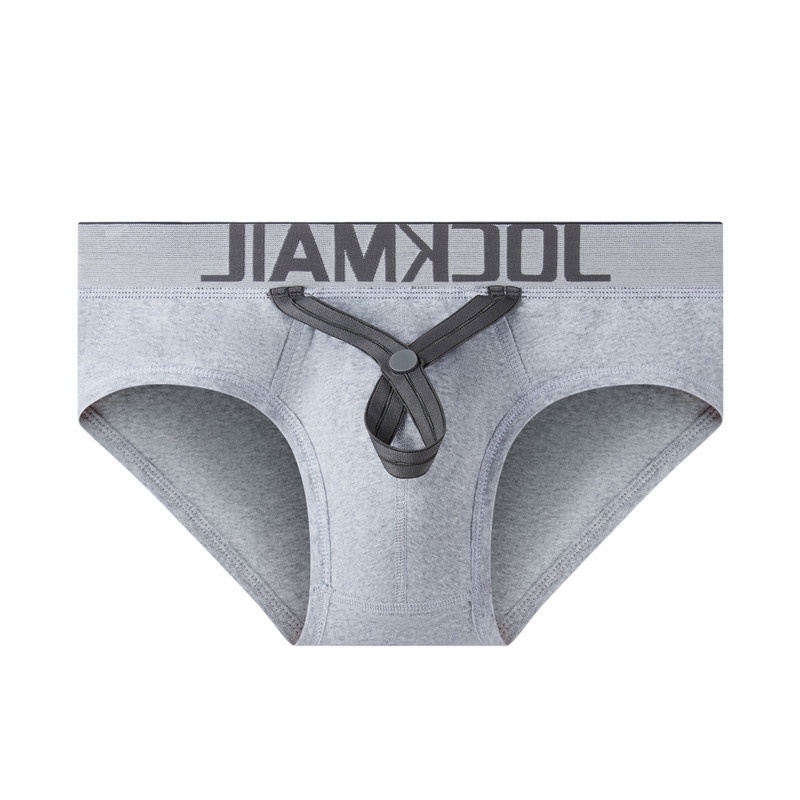 JOCKMAIL Roupa Íntima Masculina De Algodão Penteado Em U Convexo Com Bolso Cintura Baixa Sexy /