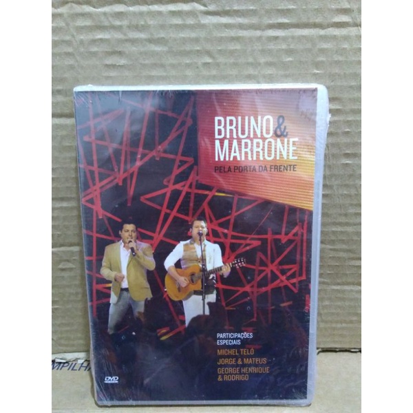 DVD BRUNO E MARRONE PELA PORTA DA FRENTE (ORIGINALLACRADO) Shopee Brasil