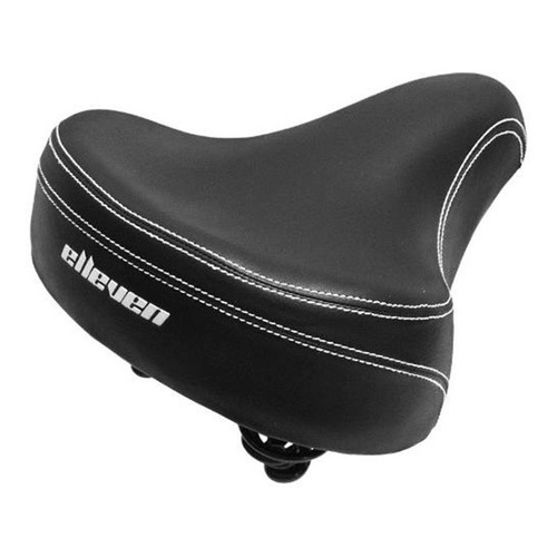 Banco Selim Elleven Beach Preto Bike Retro Com 2 Molas