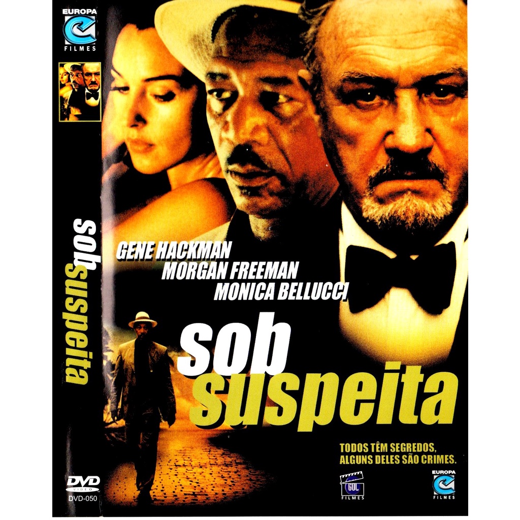 DVD - SOB SUSPEITA - GENE HACKMAN, MORGAN FREEMAN E MÔNICA BELLUCCI