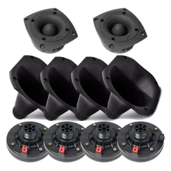 Kit P/ Corneteira 4 Driver + 4 Bocal Cone Cornetas + 2 Super Tweeter Tuiter 720w