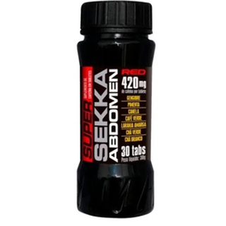 Super Sekka Abdomen 30 Tabs 420mg De Cafeína Red Series