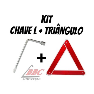 Kit Triângulo + Chave De Roda L 17mm/19mm
