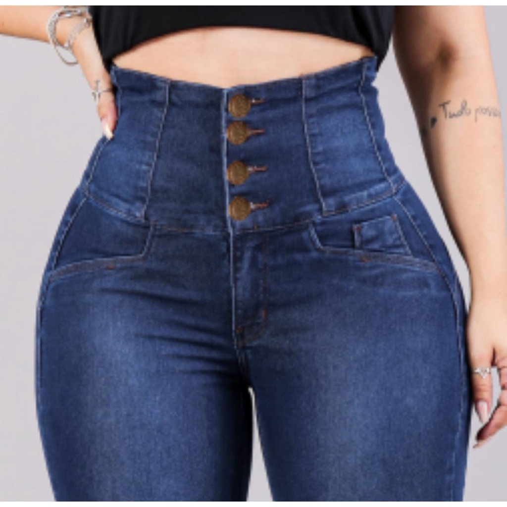 Calça Afina Cintura Levanta Bumbum Blogueira