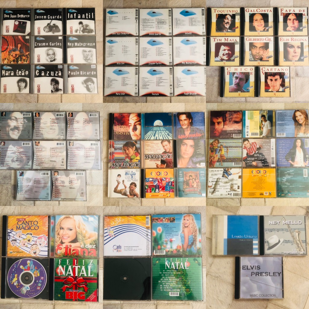 Cd's de Artistas Nacionais e Internacionais Originais