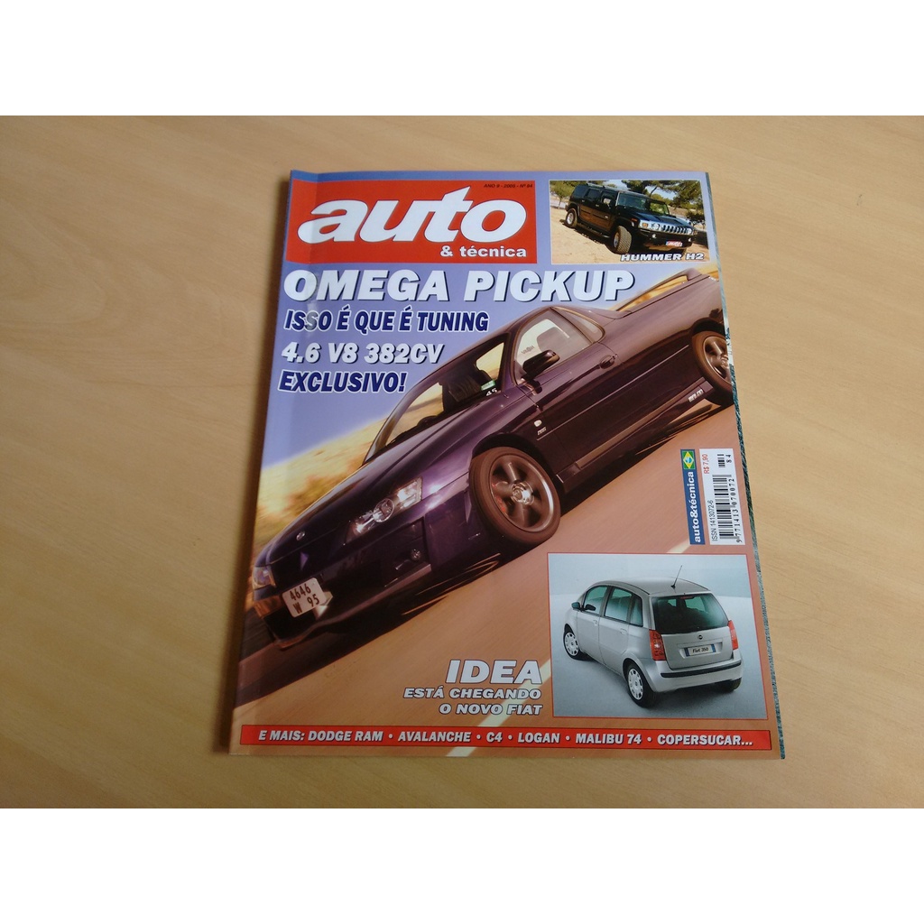 Revista Auto & Técnica 84 Holden Hummer Fiat Idea Civic 996l