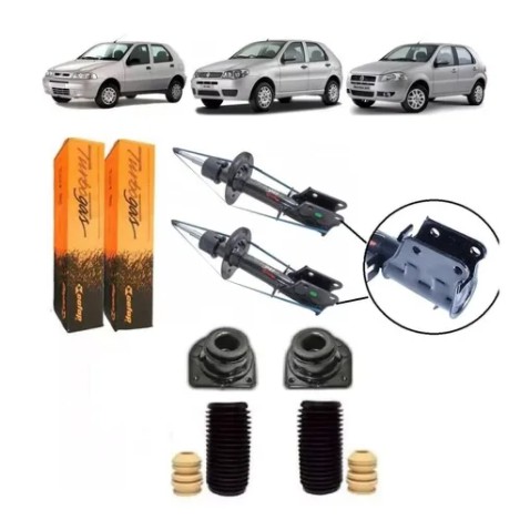 Par Amortecedor Dianteiro Cofap + Kit Batente Palio-gp30120 em Oferta na Shopee