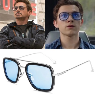 Óculos De Sol Masculinos Quadrados De Alta Qualidade Homem De Ferro Tony Stark
