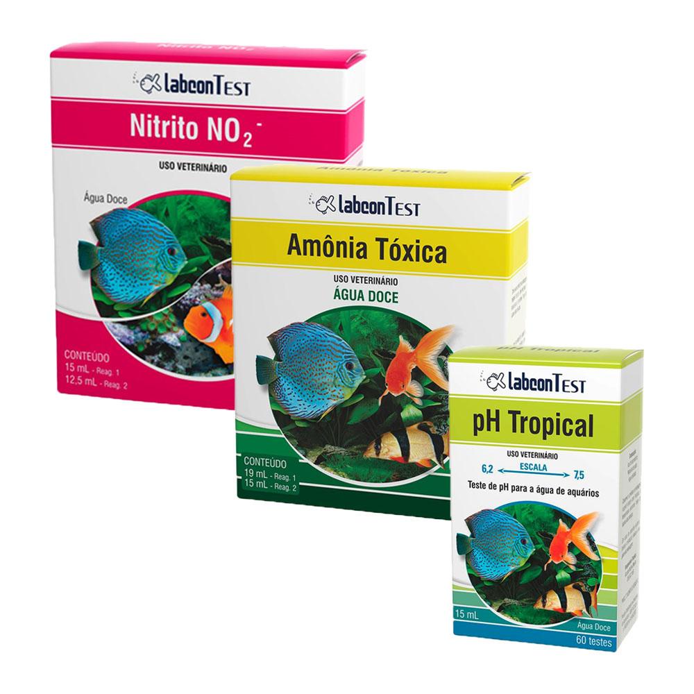 Alcon Kit Teste Para Aquário Doce - Amonia - Nitrito - Ph