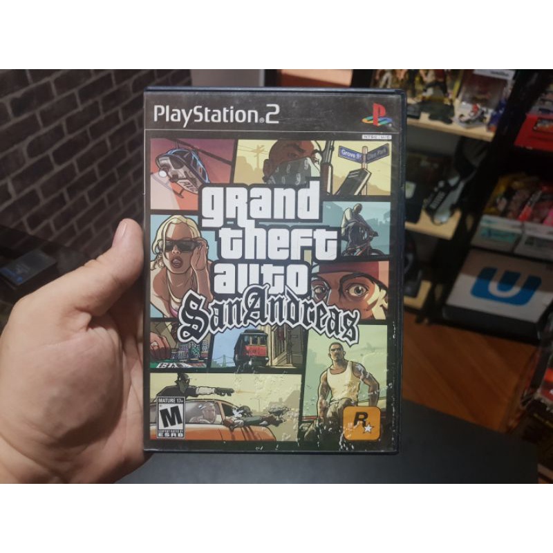 Grand Theft Auto GTA San Andreas PS2 Original | Shopee Brasil