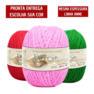 Linha/Fio Pérola São João Nº 2 (Mesma Espessura Anne) Várias Cores Promoção em Oferta na Shopee