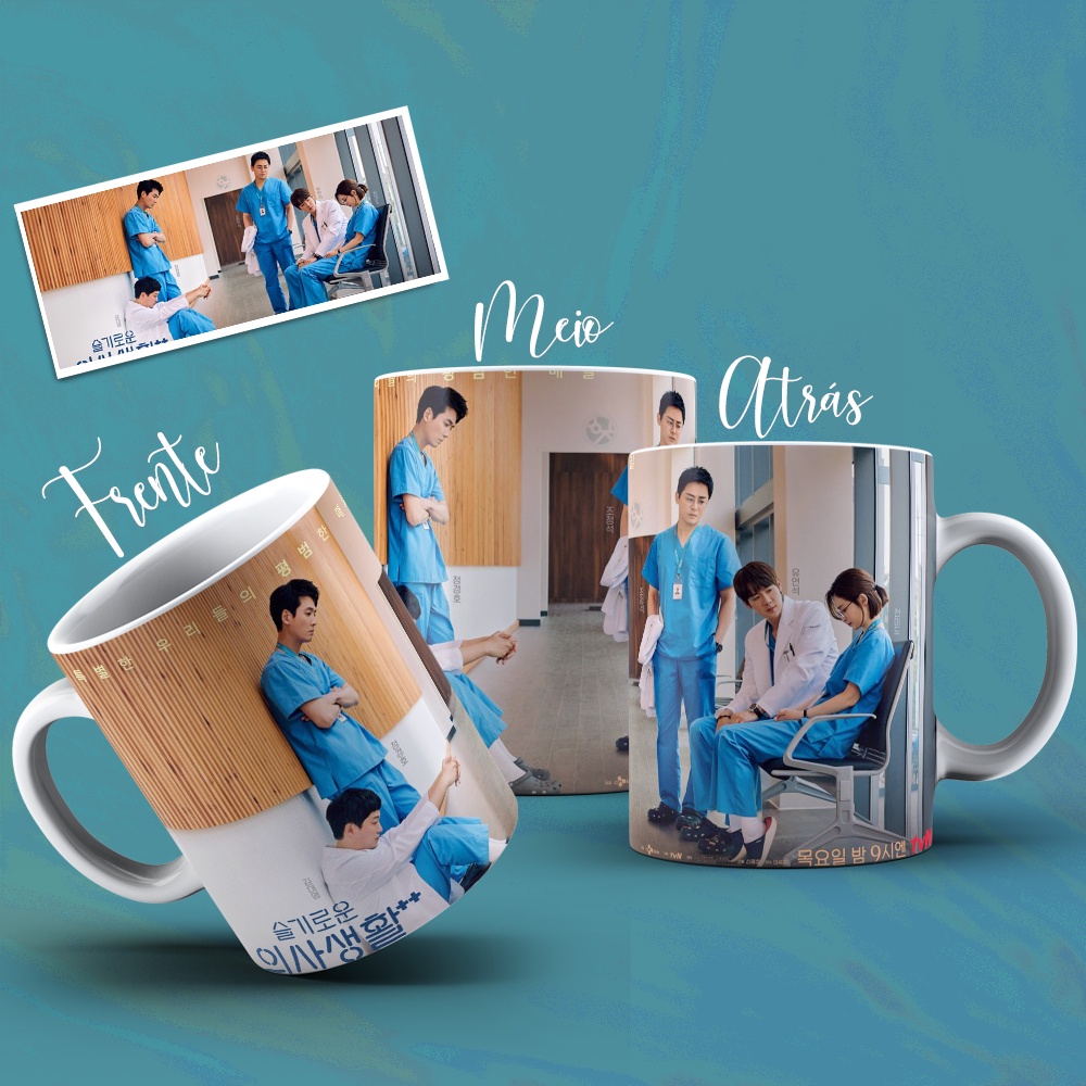 Caneca do Kdrama Hospital++ Playlist - Dorama coreano - dorameira - dorameiro