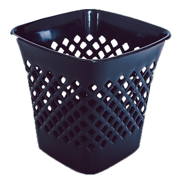 CESTO PAP. QUADRADO ECONOMICO PRETO