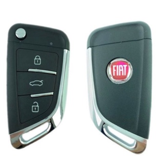 Chave Canivete Fiat modelo cromado Pósitron em Oferta na Shopee