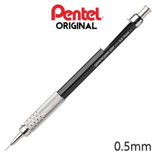 Lapiseira Pentel 0.5 Mm Técnica Graphgear 500 Grip Metal em Oferta na Shopee