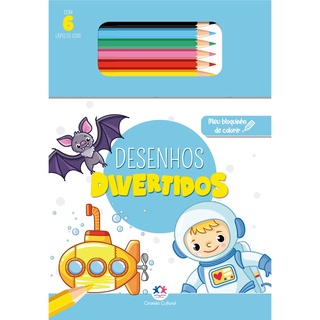 Livro - Desenhos divertidos - Capa comum em Oferta na Shopee