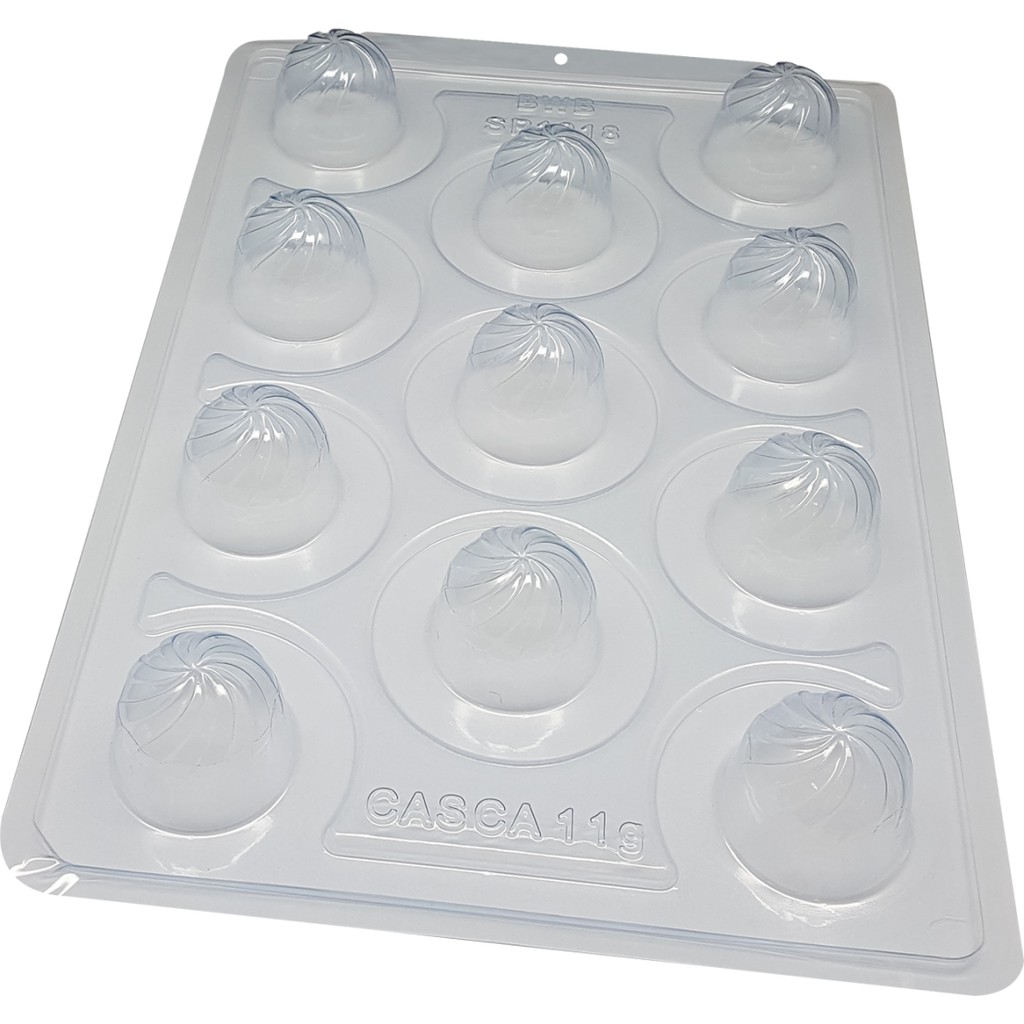 1~4 Forma BWB Com Silicone Semiprofissional, Doces Finos Chocolates Cód. 3521 - SP Trufa Hélice em Oferta na Shopee