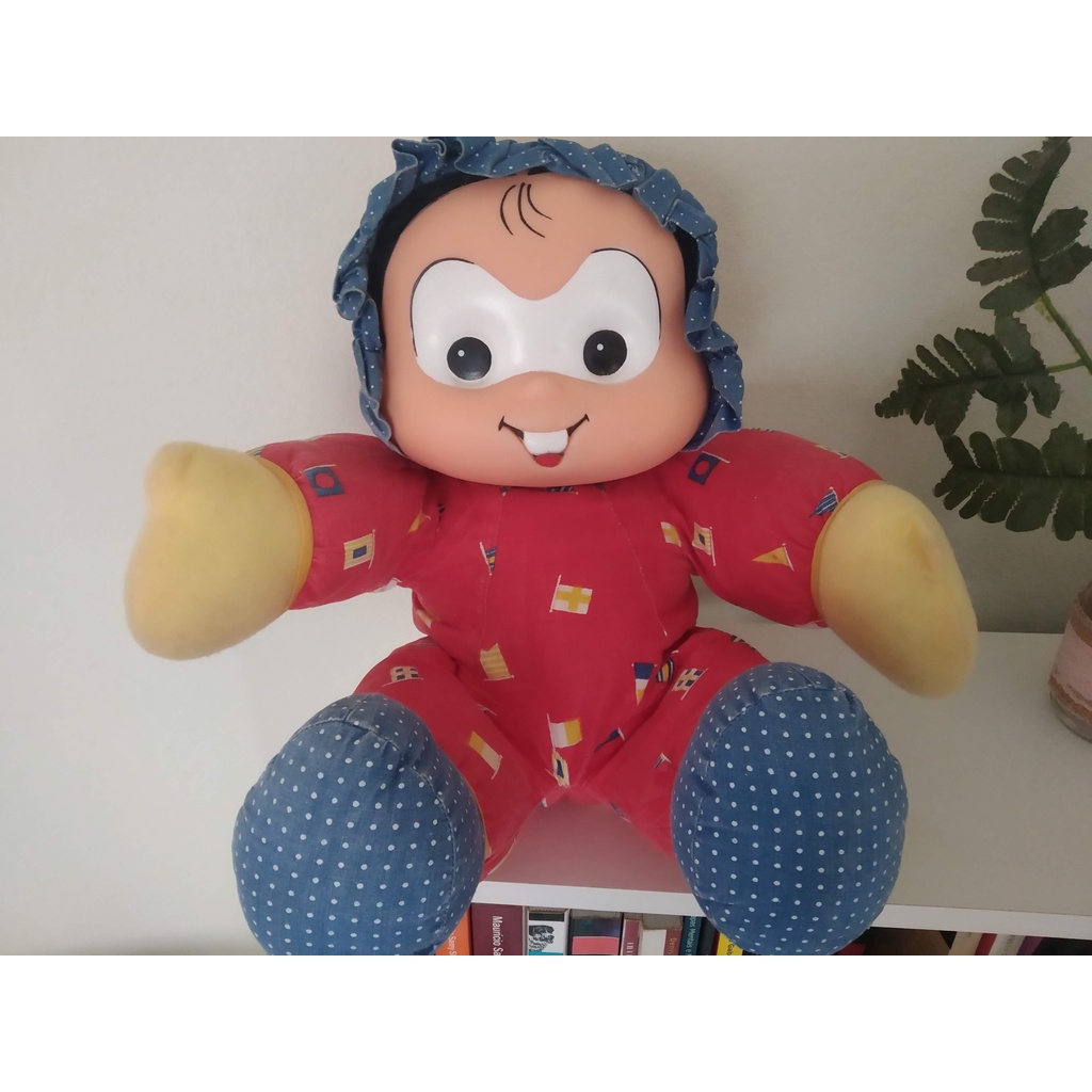 Boneca de pano antiga Mônica Baby | Shopee Brasil