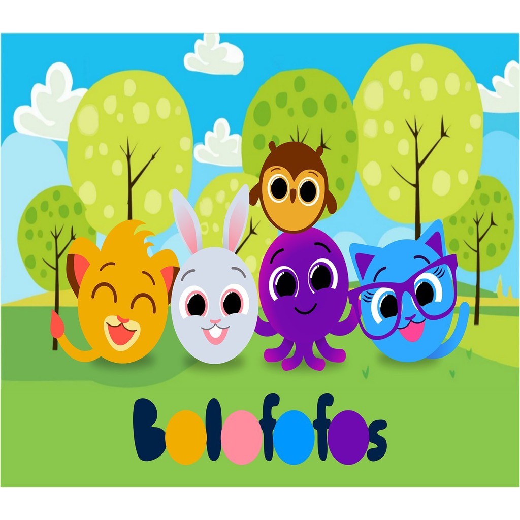 Painel Bolofofos (1x0,65 M) Decoração De Festa Infantil