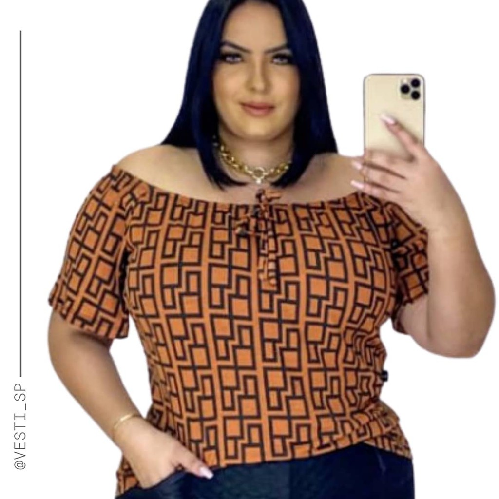 blusas lindas plus size