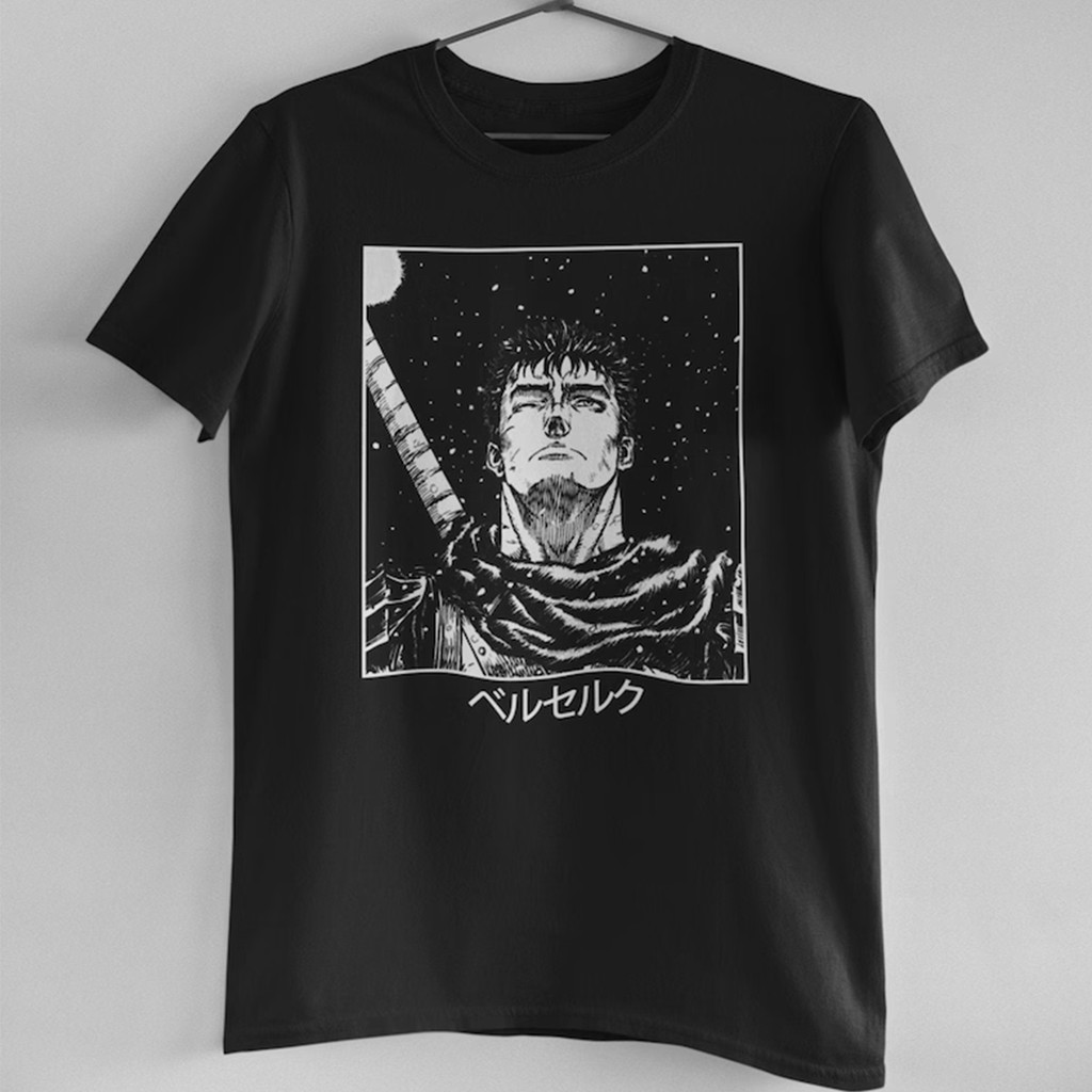 Camiseta Camisa Berserk Guts Anime Mangá Filme Nerd Geek