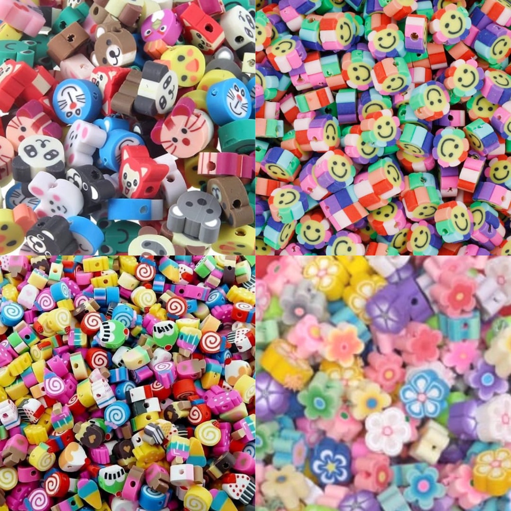 Kit Miçangas Infantil - 10mm - 200pçs.