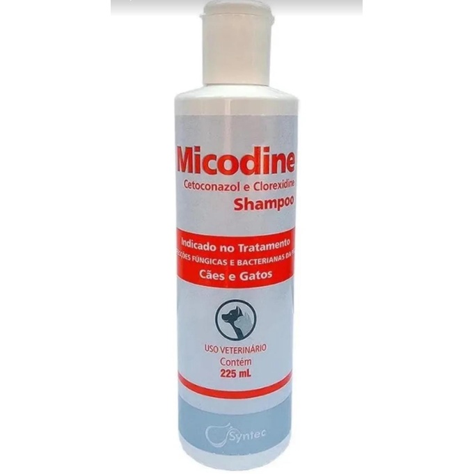 Shampoo - Syntec Micodine - Para Cães E Gatos - 225ml