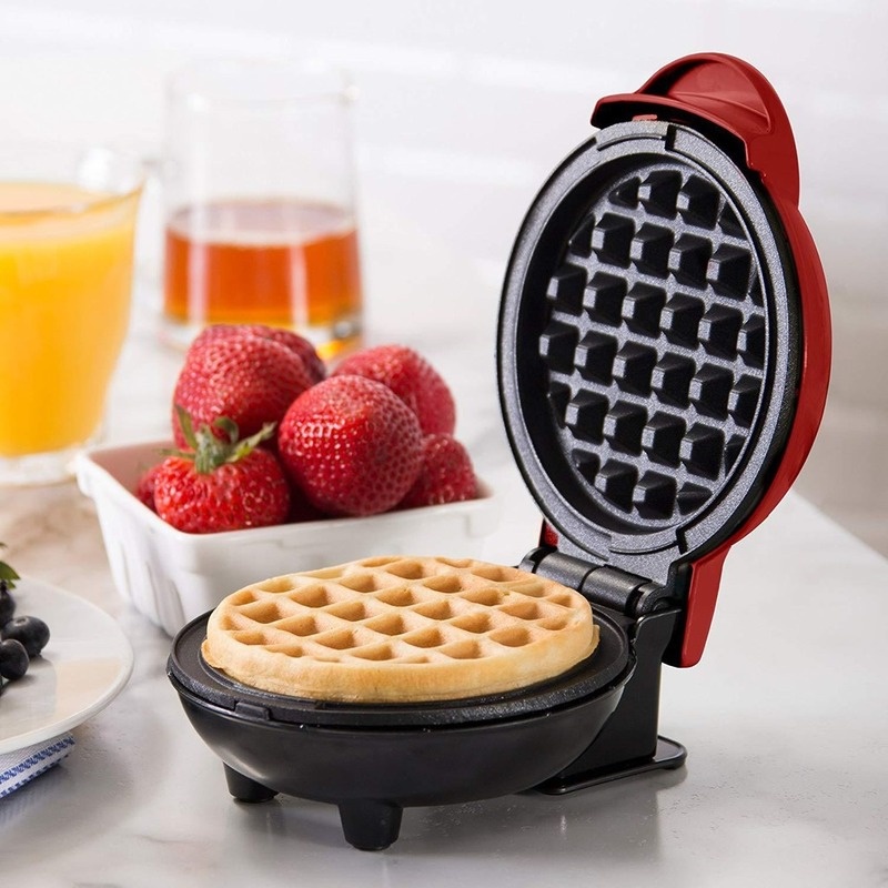 Máquina de waffle elétrica Forno de quiche Panela Máquina de eggette