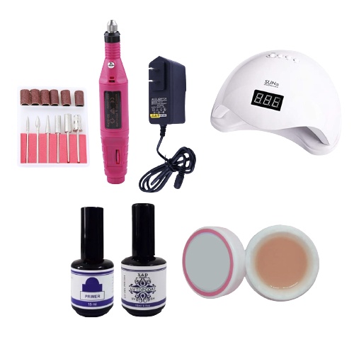 Kit Unha Gel Completo Cabine Lixa Bivolt Alongamento: Onde Comprar | BuscaProdutos