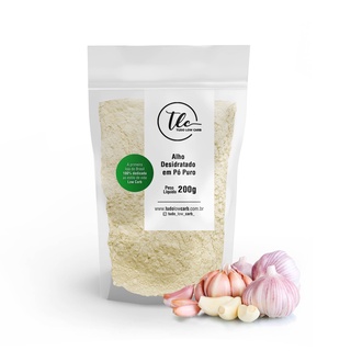 Alho em Pó Desidratado 200g TLC Tudo Low Carb