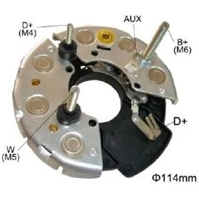 Placa Retificadora Ikro Mercedes Mbb/Toyota Band/Scania 3 Parafusos 55A em Oferta na Shopee