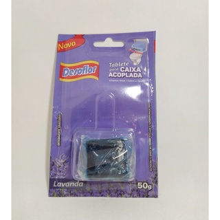 Tablete sanitário perfumado para caixa acoplada / Desinfetante sanitário / Pedra sanitária/ pastilha sanitária caixa acoplada / Fragrância Lavanda 50g Desoflor
