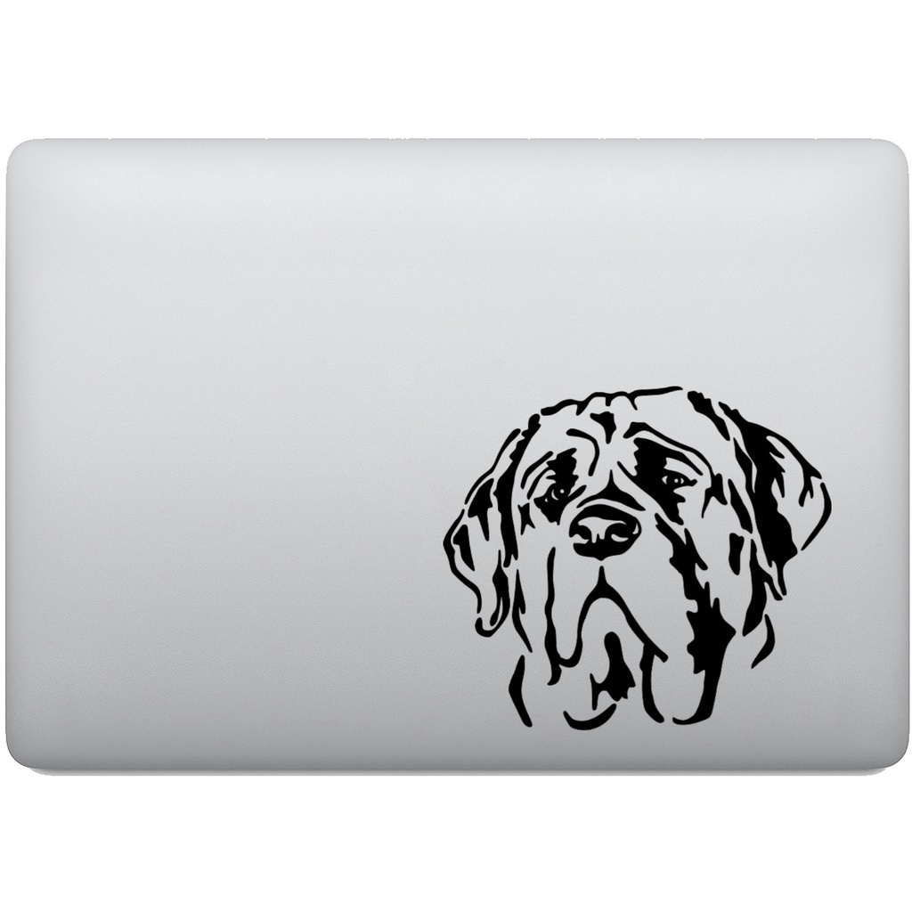 Adesivo de Notebook Cachorro Raça Mastiff Fila