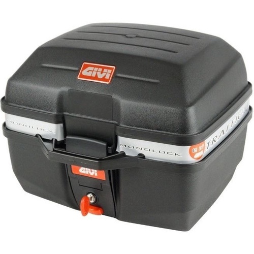 Bau para moto Givi tipo mala E27m Monolock 27 Litros com base