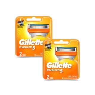 Kit 4 Cargas Gillette Fusion 5