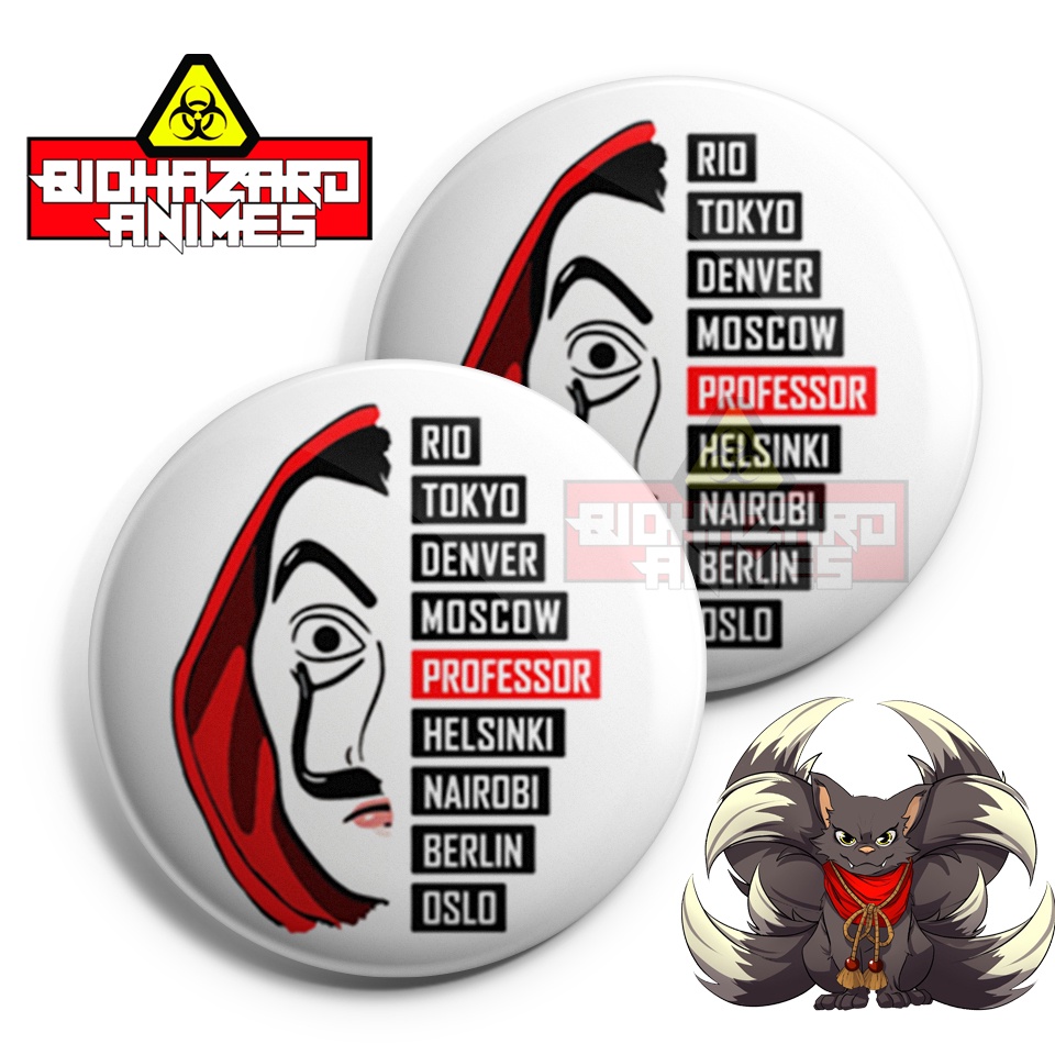 Button - La casa de papel - Casa de Papel